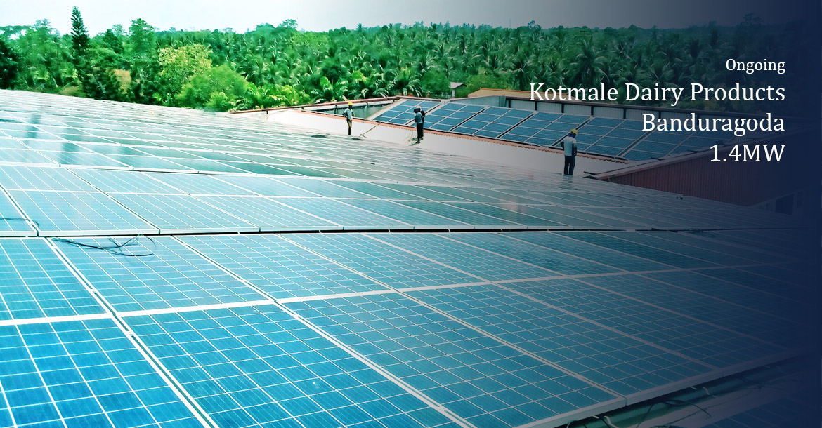 Solar Power Project Naduragoda Kotmale Dailry Products 1.4MW